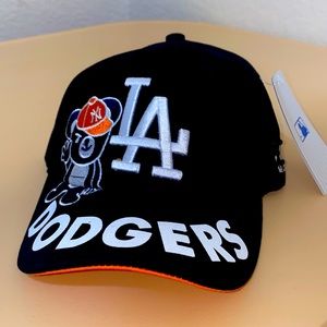 Black & orange LA kids cap
